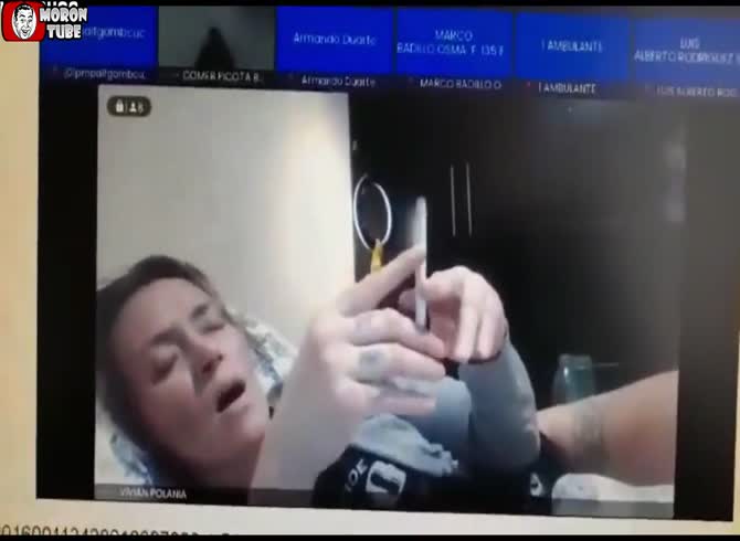 Video: A Colombian judge who appeared in court wearing little underwear was suspended!